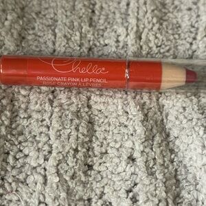 Chela Passionate Pink Lip Pencil Rose Crayon NIP